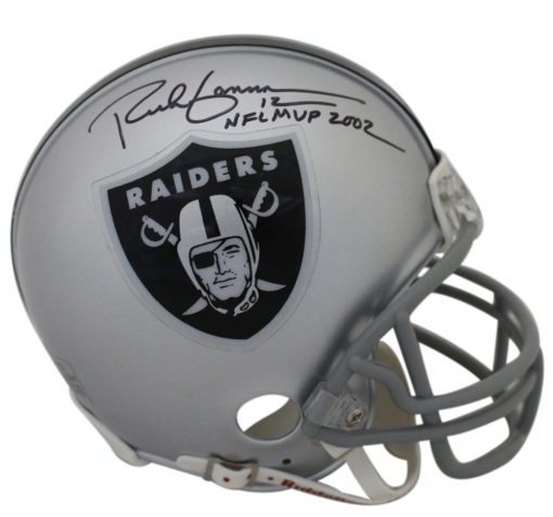 Rich Gannon Autographed Oakland Raiders Mini Helmet 2002 NFL MVP JSA 24760