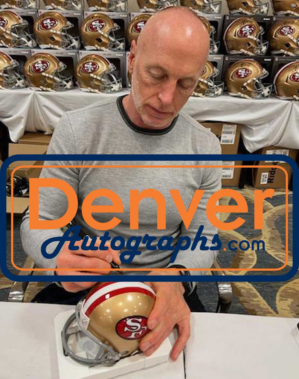 Jeff Garcia Autographed/Signed San Francisco 49ers VSR4 Mini Helmet BAS 31088