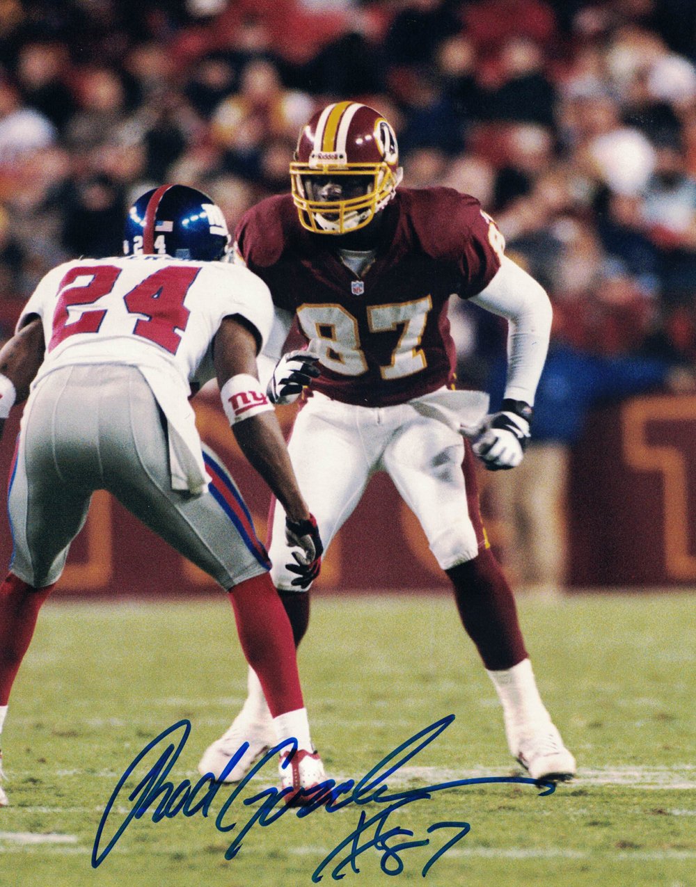 Rod Gardner Autographed/Signed Washington Redskins 8x10 Photo 27830