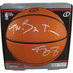 Kevin Garnett Signed Minnesota Timberwolves Wilson Basketball Big Tick BAS 56558
