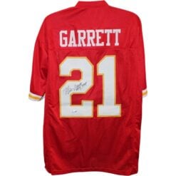 Mike Garrett Autographed/Signed Pro Style Jersey Red Size XL SB IV TRI 58774