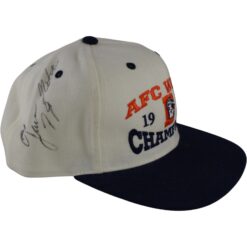 Jumpy Geathers Autographed Denver Broncos 96 AFC West Champs Hat Beckett 52856