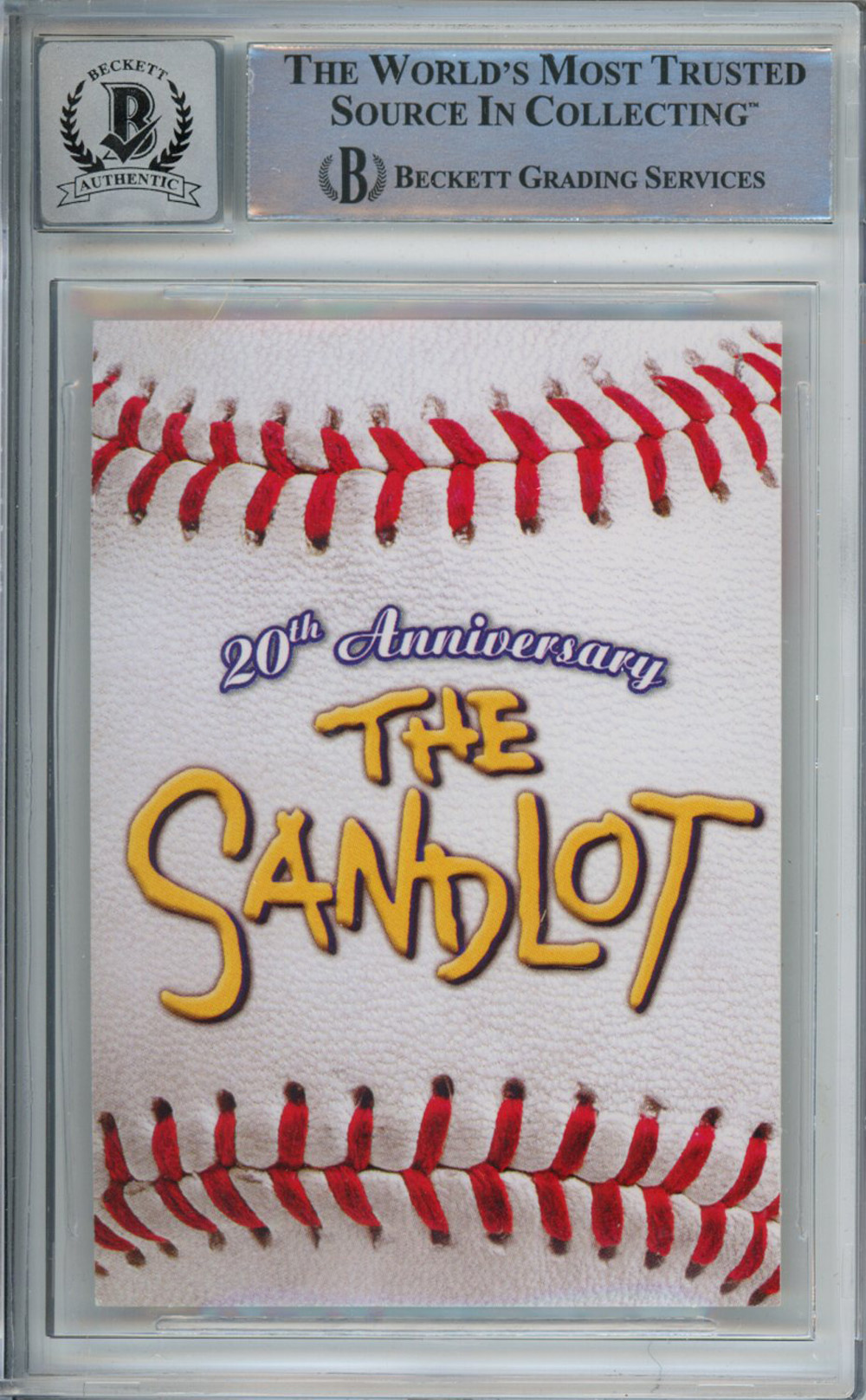 Grant Gelt Signed 2013 Fox 20th Anv Trading Card Bertram Sandlot BAS