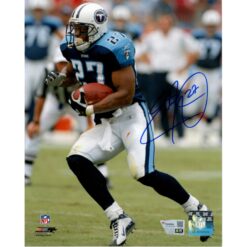 Eddie George Autographed Tennesee Titans 8x10 Photo Fanatics 51662