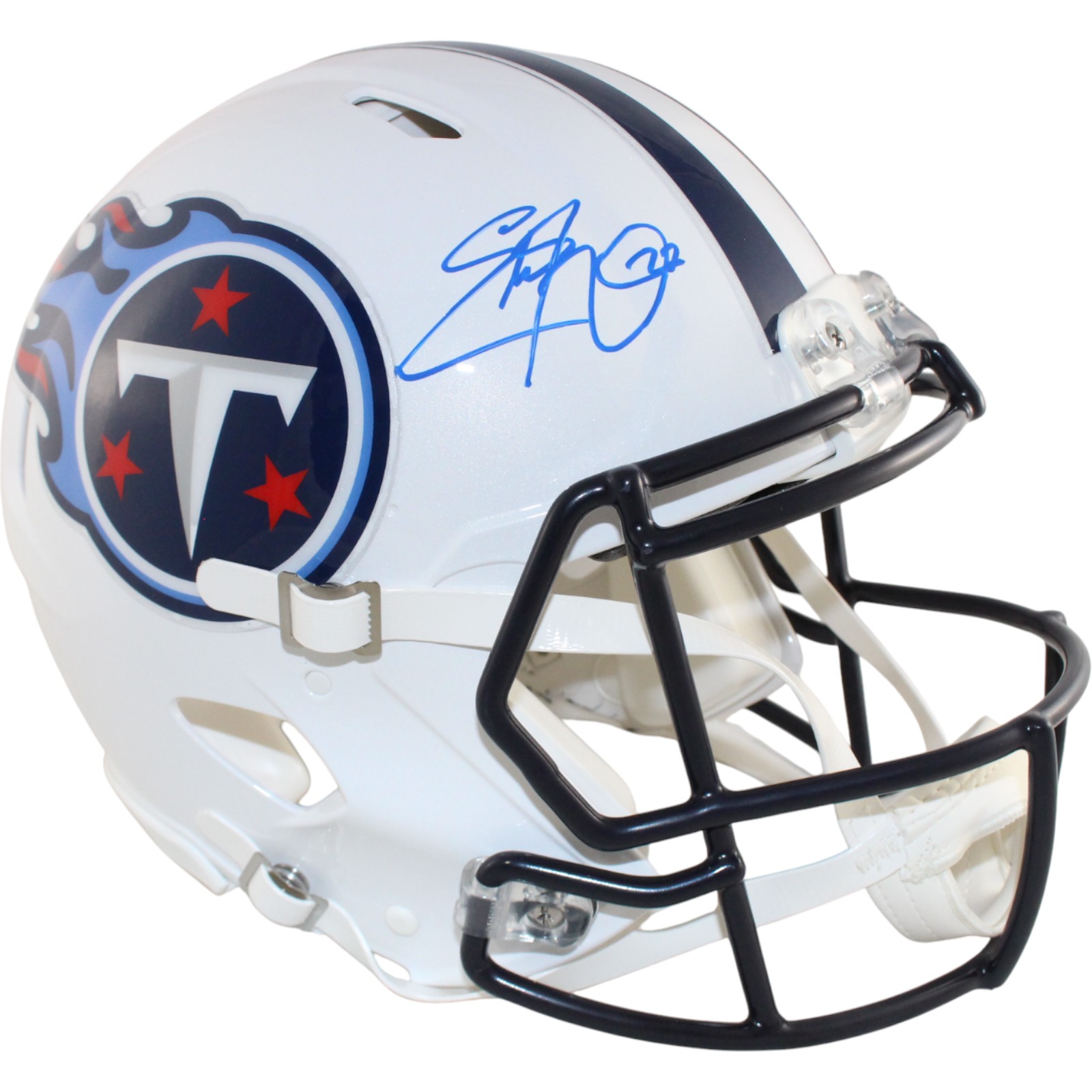 Eddie George Autographed/Signed Tennessee Titans Authentic Helmet Fanatics 51882 3 Eddie George Autographed/Signed Tennessee Titans Authentic Helmet Fanatics 51882