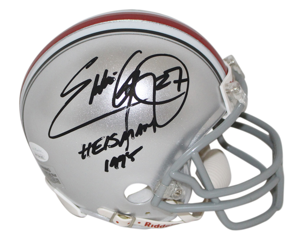 Eddie george autographed helmet cheap
