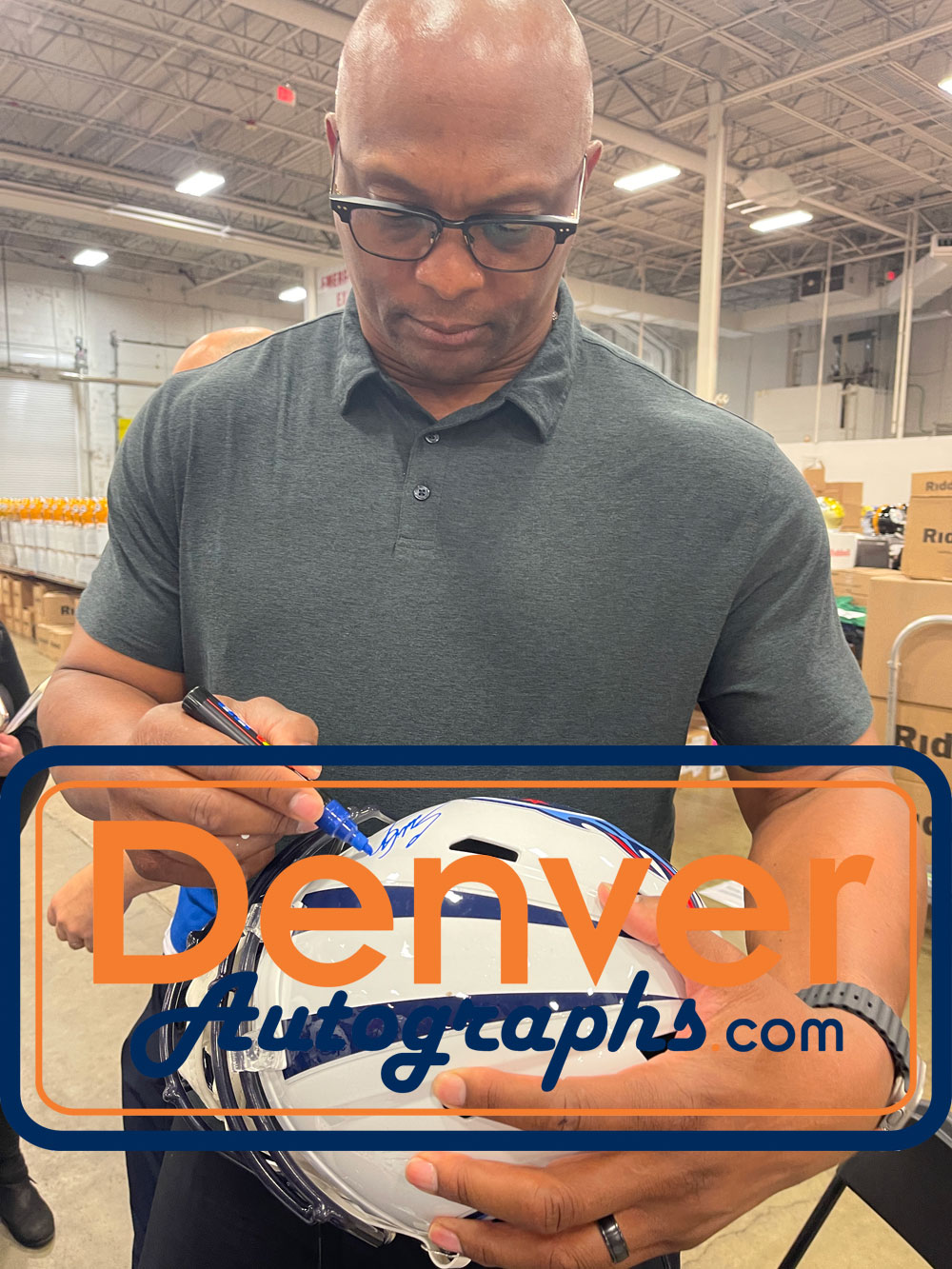 Eddie George Autographed/Signed Tennessee Titans Authentic Helmet Fanatics 51882 6 Eddie George Autographed/Signed Tennessee Titans Authentic Helmet Fanatics 51882