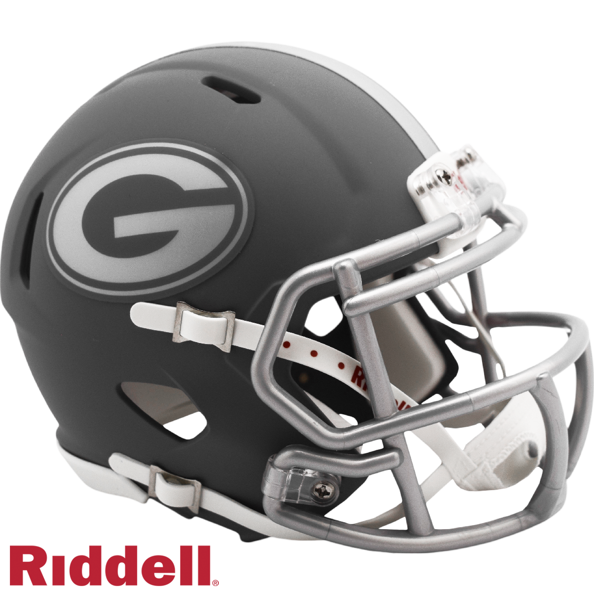 Georgia Bulldogs Slate Riddell Mini Helmet New In Box 47504