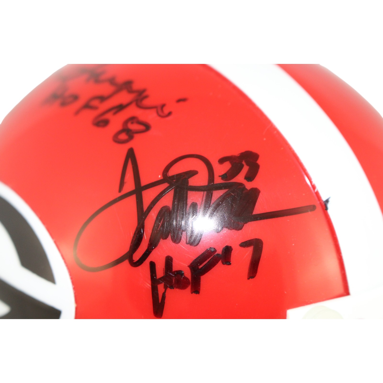 Terrell Davis Champ Bailey Charley Trippi Signed Georgia Mini Helmet BAS 52748 5 Terrell Davis Champ Bailey Charley Trippi Signed Georgia Mini Helmet BAS 52748