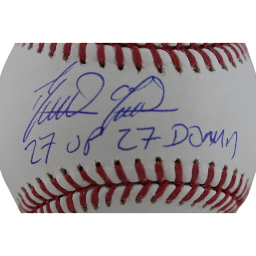 Domingo German Signed New York Yankees OML Baseball 27 Up 27 Down Beckett 50125