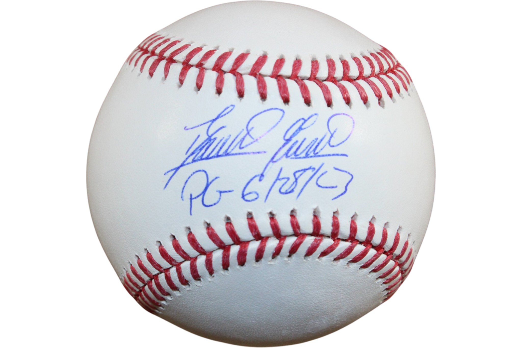 Domingo German Autographed New York Yankees OML Baseball PG Beckett WIT 55362 2 Domingo German Autographed New York Yankees OML Baseball PG Beckett WIT 55362
