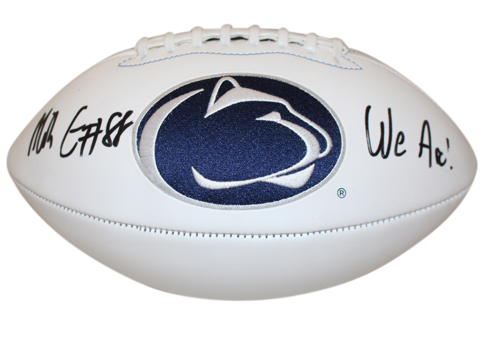 Mike Gesicki Autographed Penn State Logo Football We Are Beckett