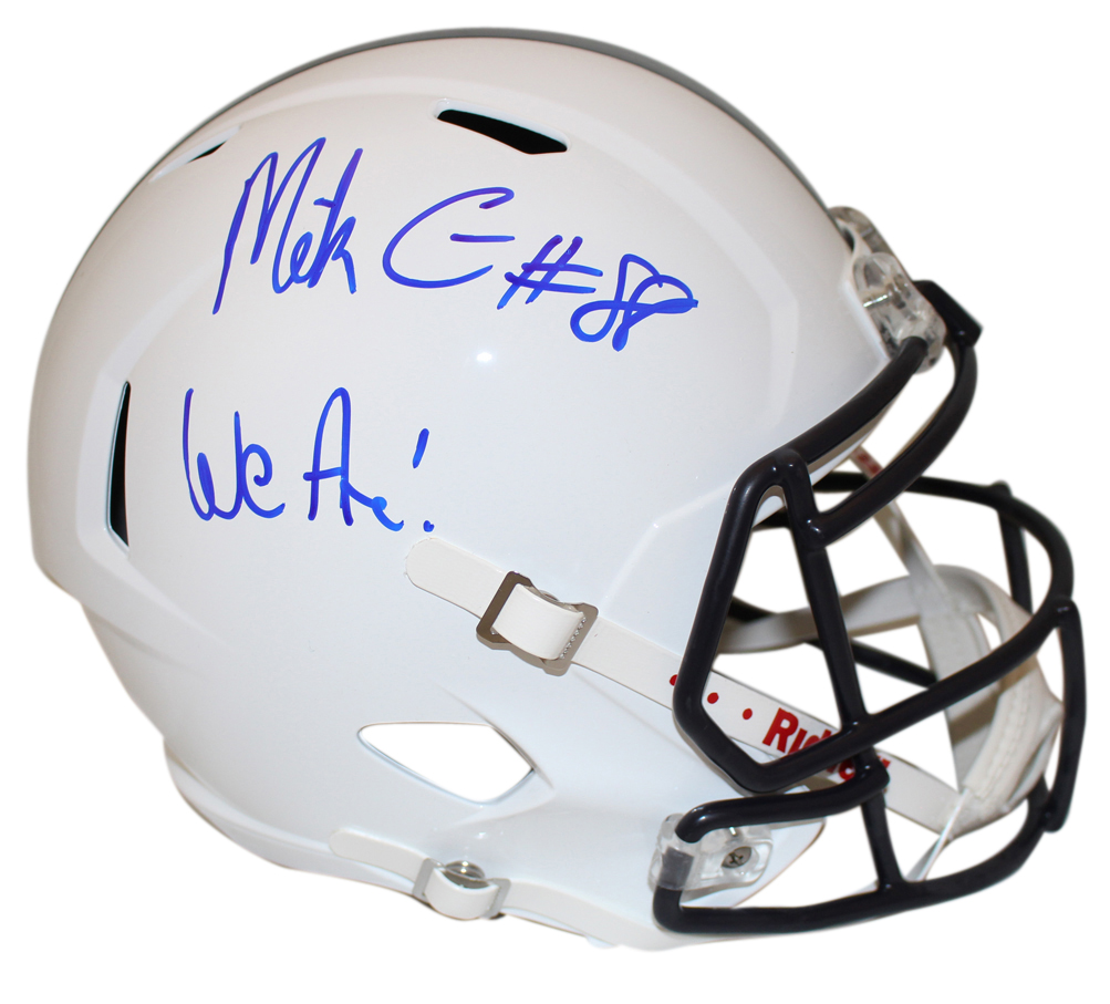 Mike Gesicki Autographed Penn State F/S Speed Helmet We Are Beckett