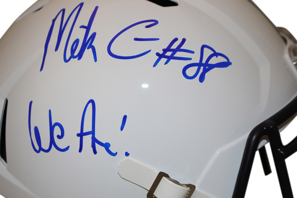 Mike Gesicki Autographed Penn State F/S Speed Helmet We Are Beckett