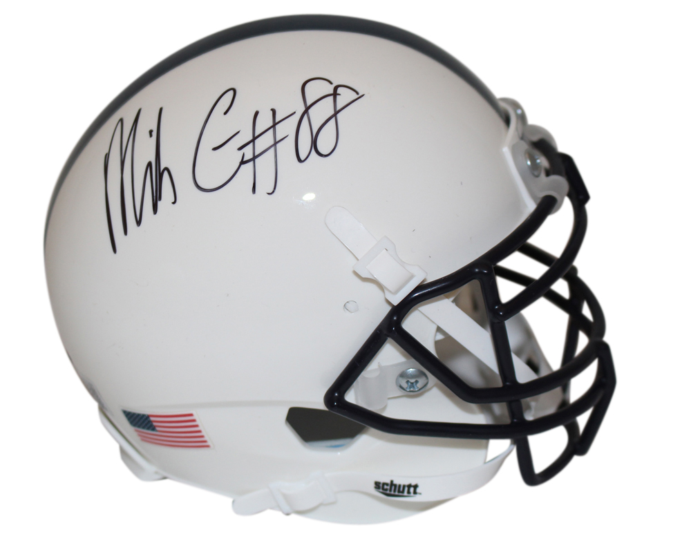 Mike Gesicki Autographed/Signed Penn State Schutt Mini Helmet Beckett