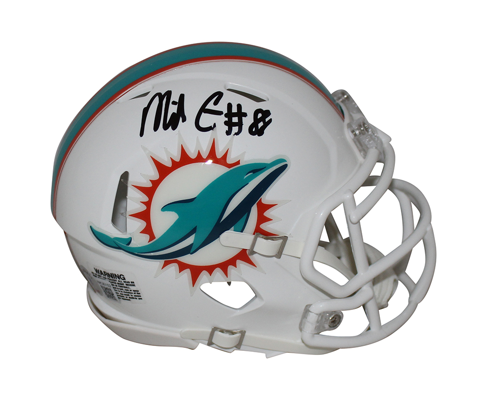 Mike Gesicki Autographed/Signed Miami Dolphins Speed Mini Helmet BAS