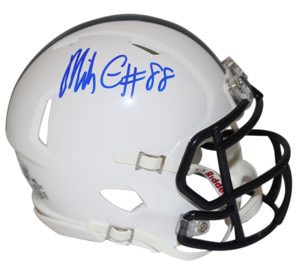 Mike Gesicki Autographed/Signed Penn State Speed Mini Helmet Beckett