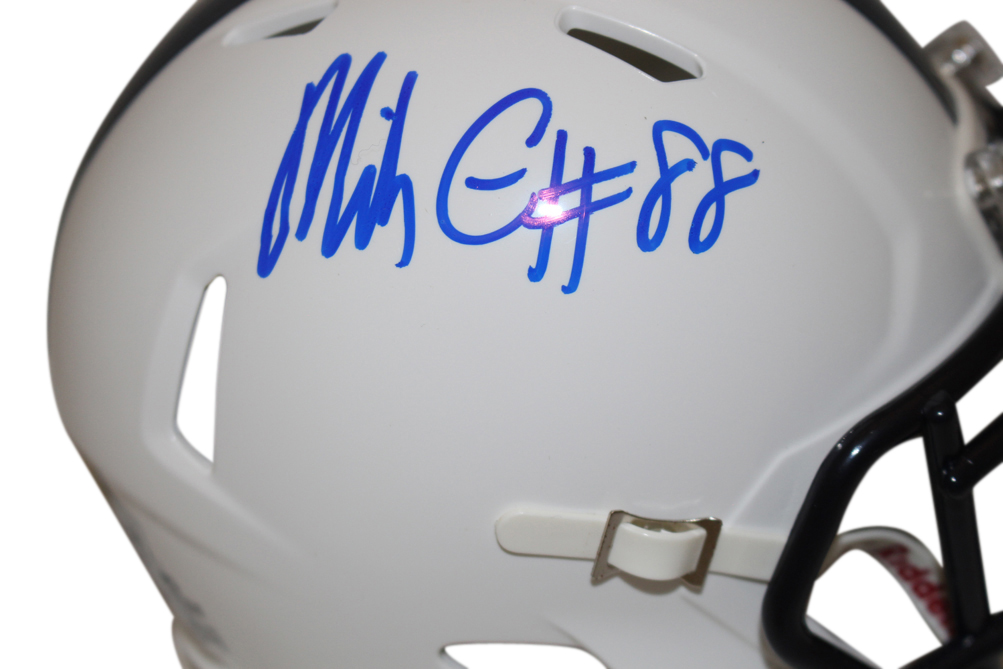 Mike Gesicki Autographed/Signed Penn State Speed Mini Helmet Beckett