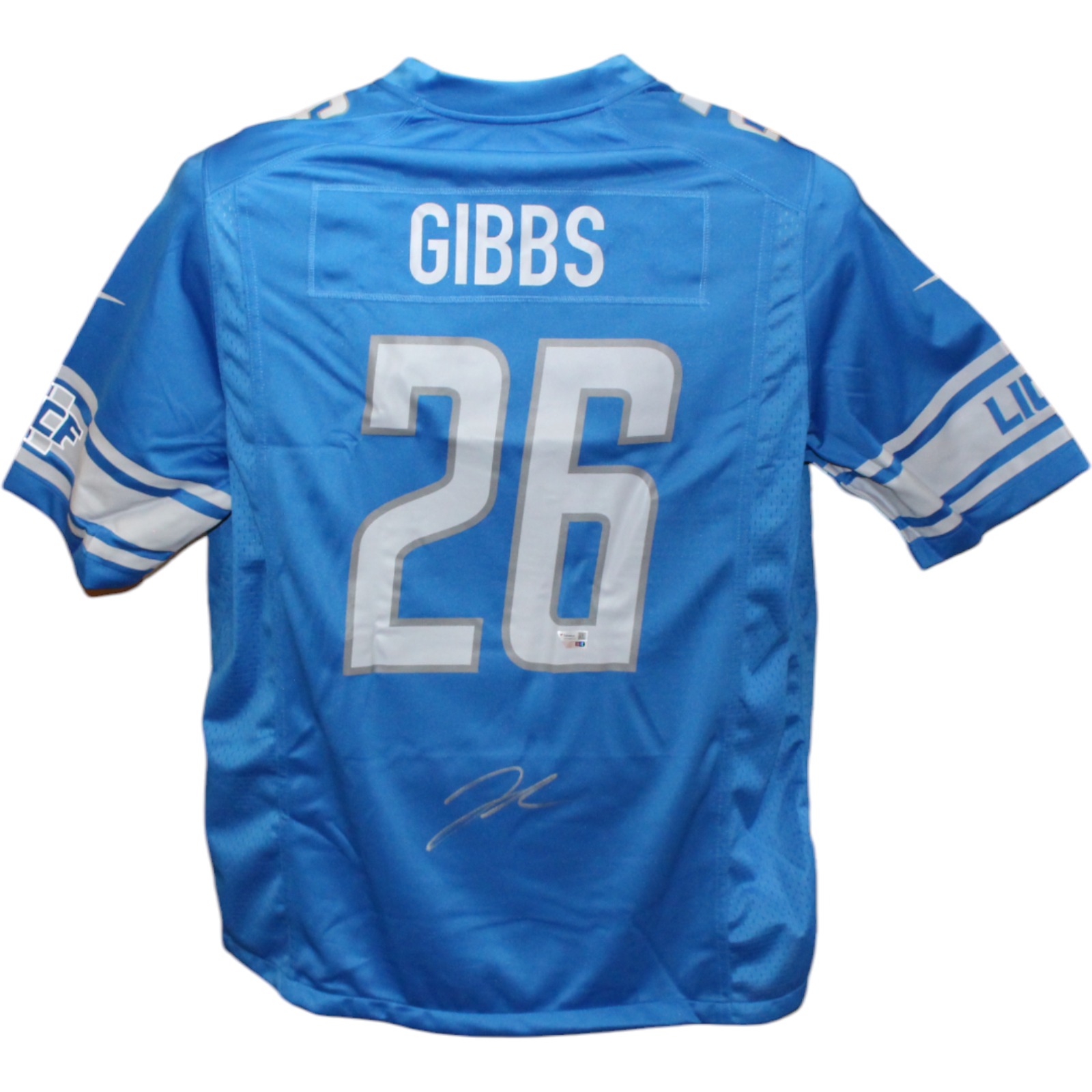Jahmyr Gibbs Signed Detroit Lions Blue Nike sz XL Jersery FAN