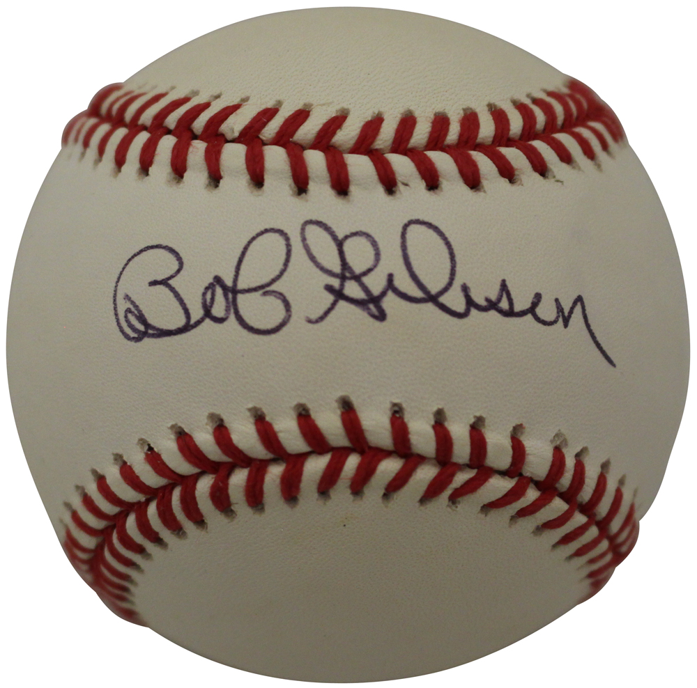 Bob Gibson Autographed St. Louis Cardinals National League Baseball BAS