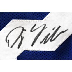 DJ Giddens Autographed Pro Style Blue Sz XL Jersey Beckett Witness 51627
