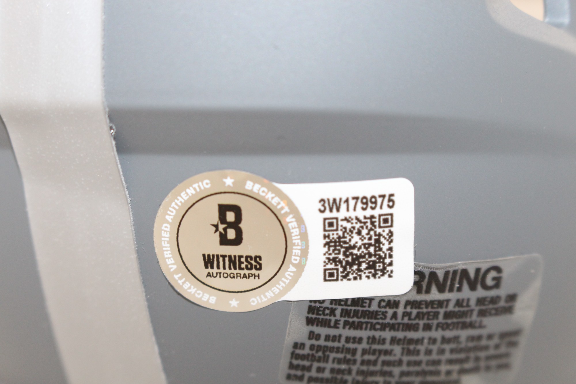 DJ Giddens Signed Indianapolis Colts Slate Mini Helmet Beckett Witness 51637 4 DJ Giddens Signed Indianapolis Colts Slate Mini Helmet Beckett Witness 51637