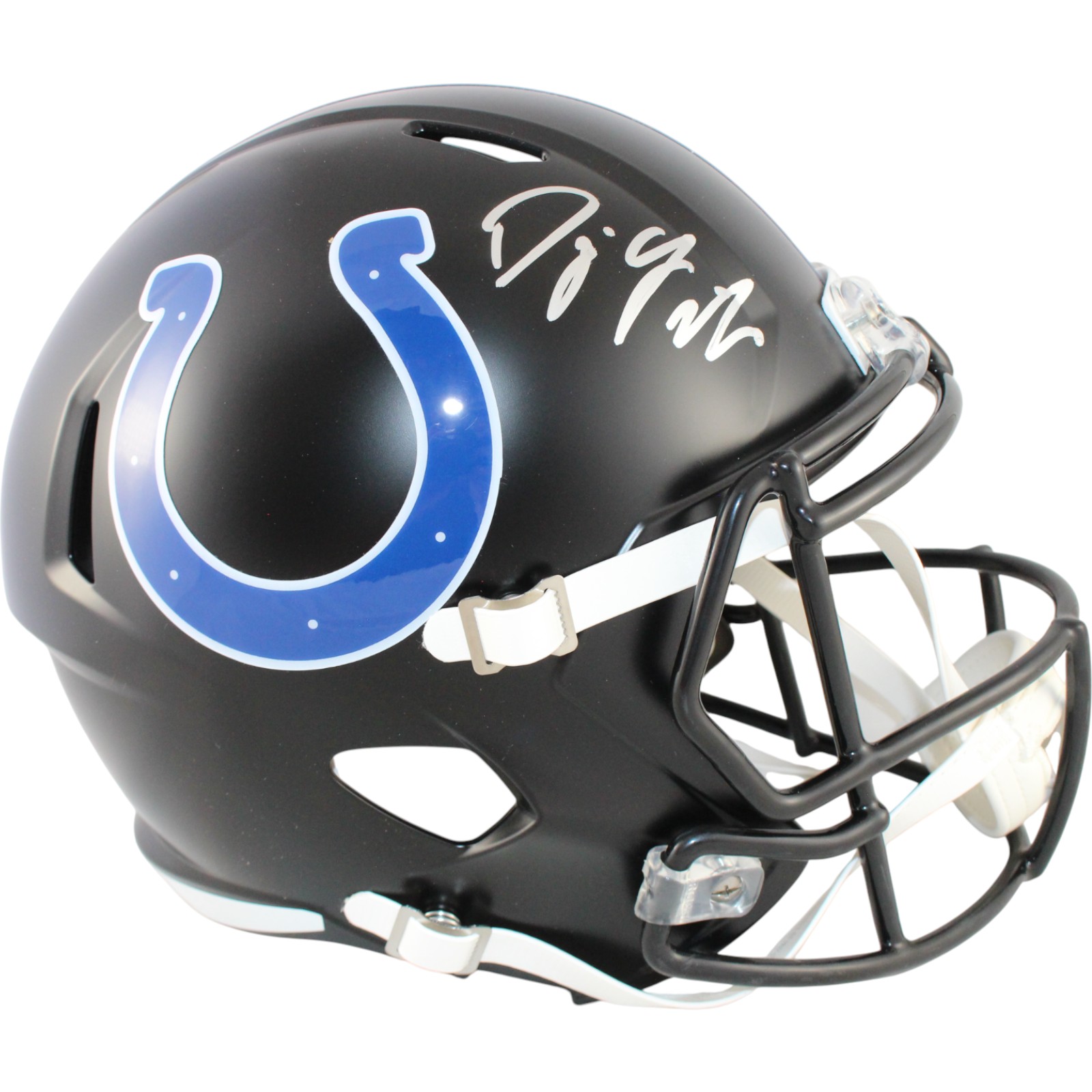 DJ Giddens Autographed/Signed Indianapolis Colts F/S 23 Alt Helmet Beckett 51895 1 DJ Giddens Autographed/Signed Indianapolis Colts F/S 23 Alt Helmet Beckett 51895