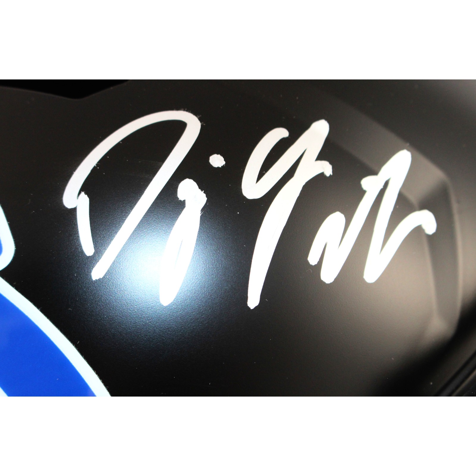 DJ Giddens Autographed/Signed Indianapolis Colts F/S 23 Alt Helmet Beckett 51895