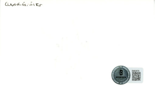 Clark Gillies Autographed New York Islanders Index Card Beckett 45318