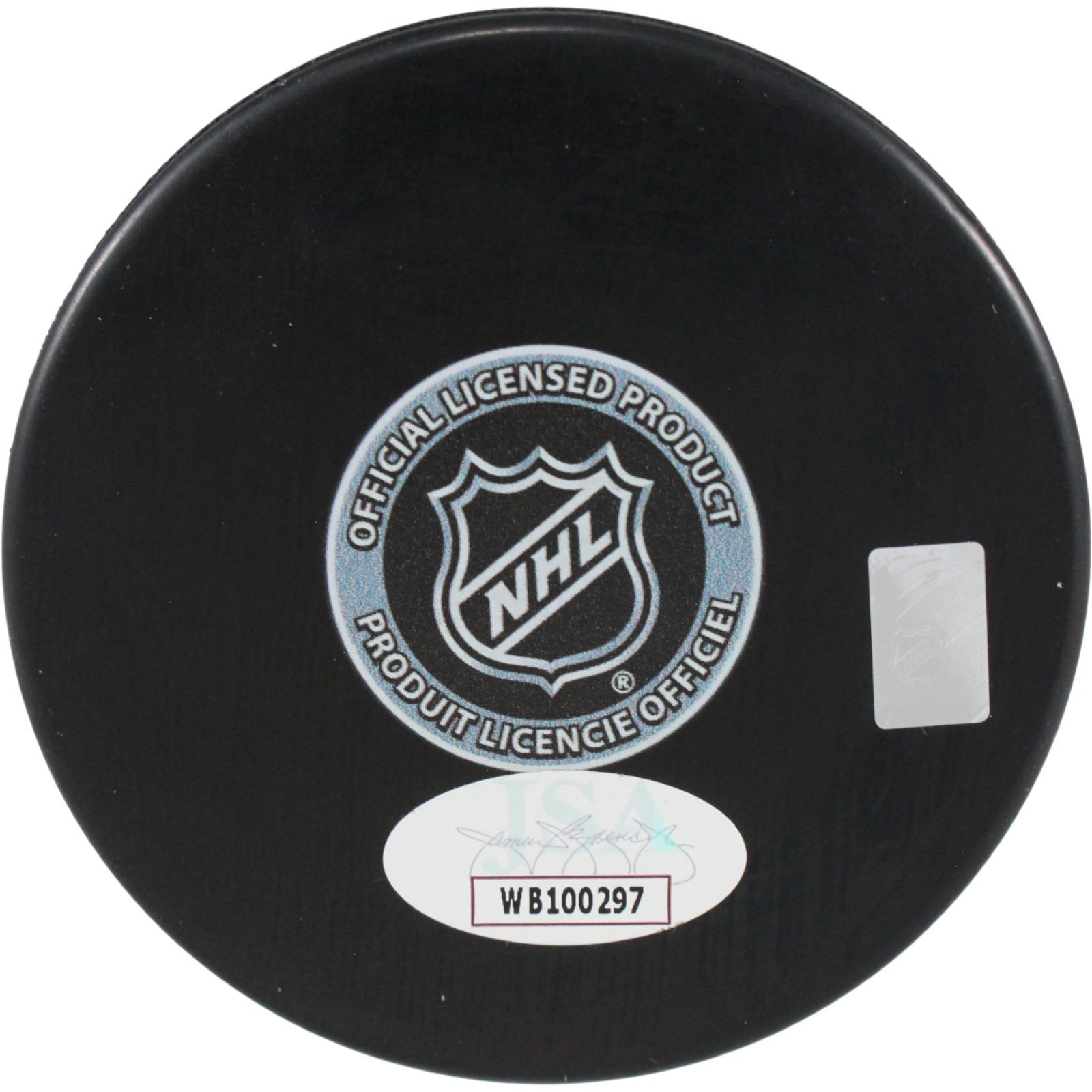 Doug Gilmore Autographed/Signed Calgary Flames Logo Puck HOF JSA 53956