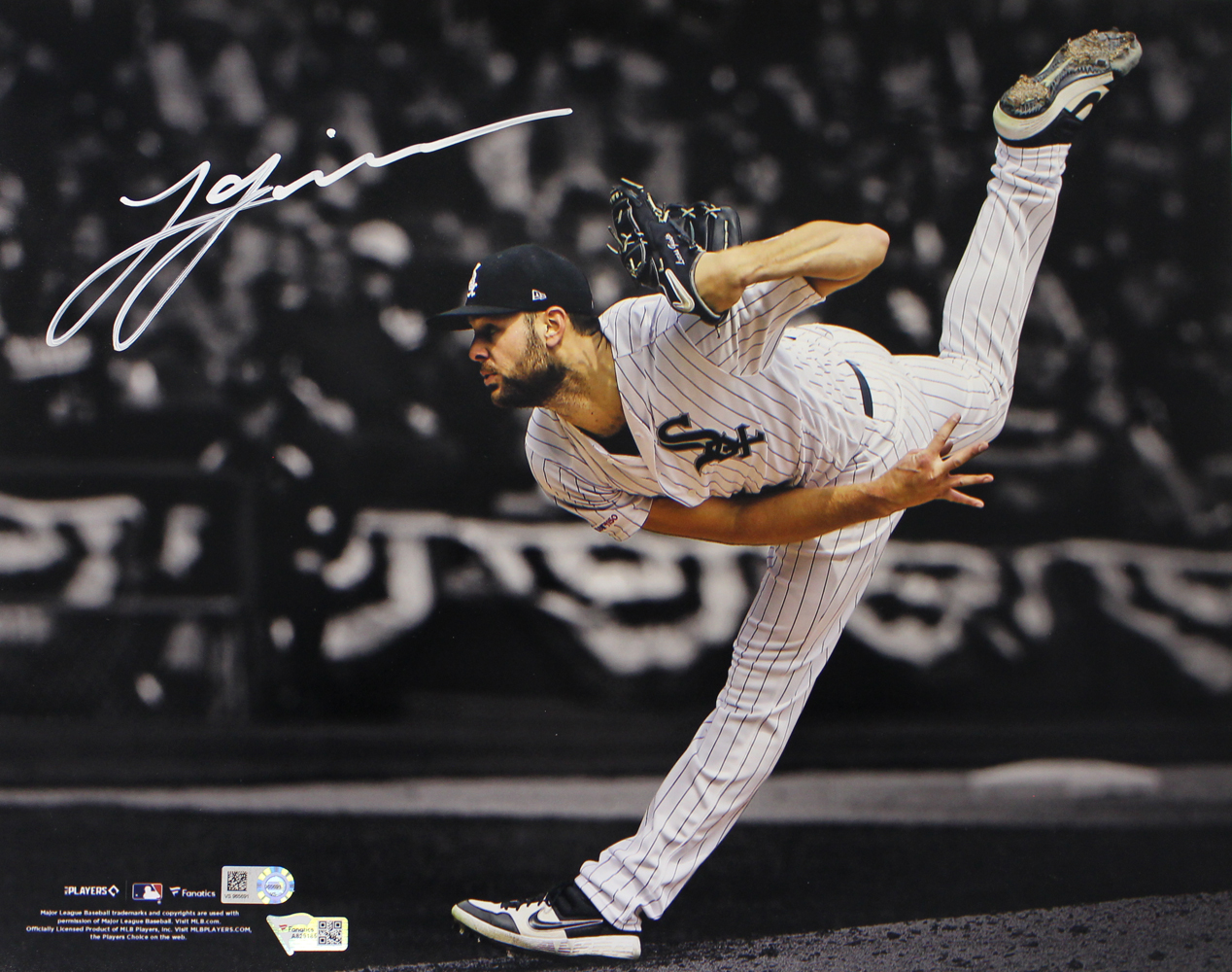 Lucas Giolito Autographed Chicago White Sox Spotlight 11x14 Photo Fanatics