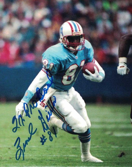 Ernest Givins Autographed/Signed Houston Oilers 8x10 Photo 2x Pro Bowl 30181