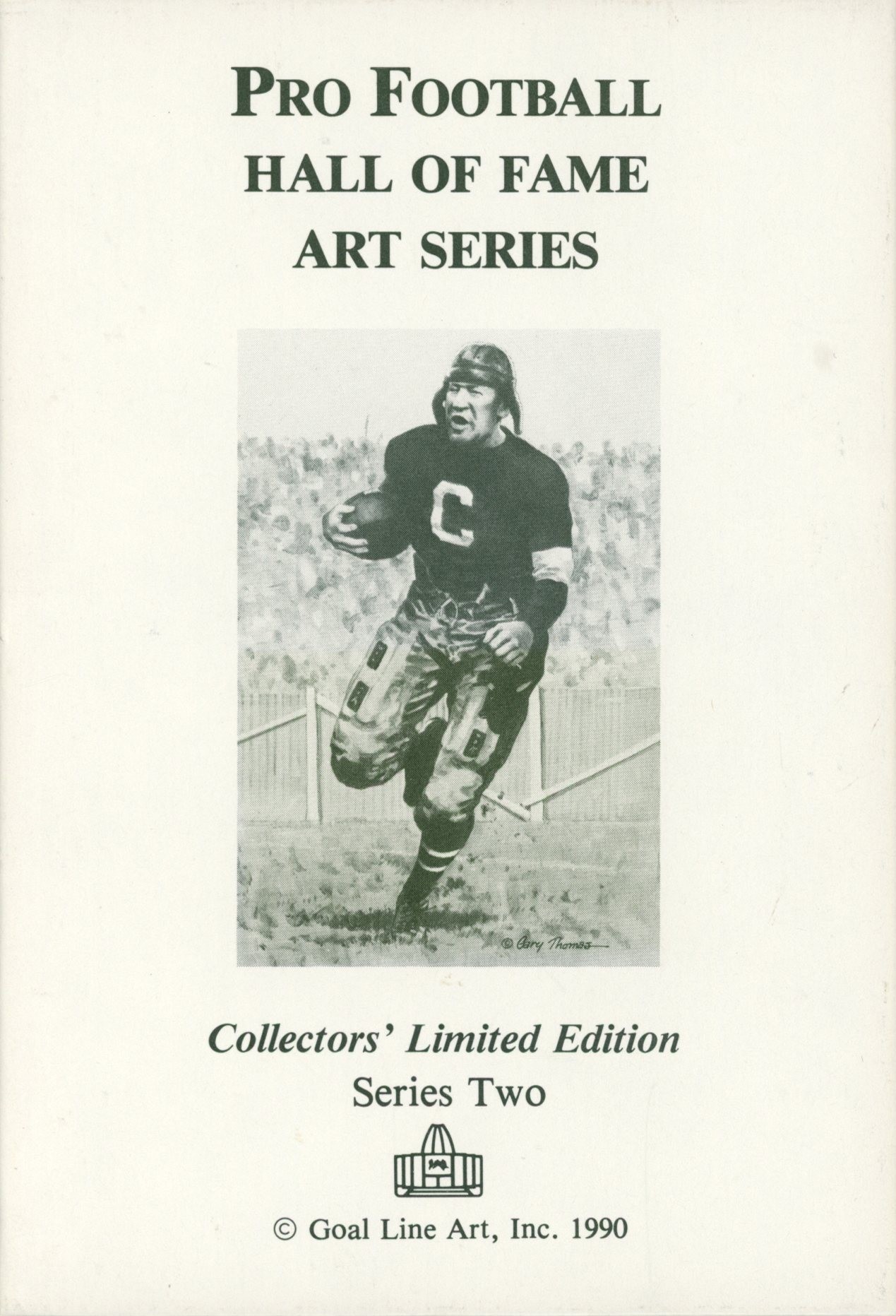 Goal Line Art Series 2 Hall of Fame Unautographed 1990 Complete Set 58180
