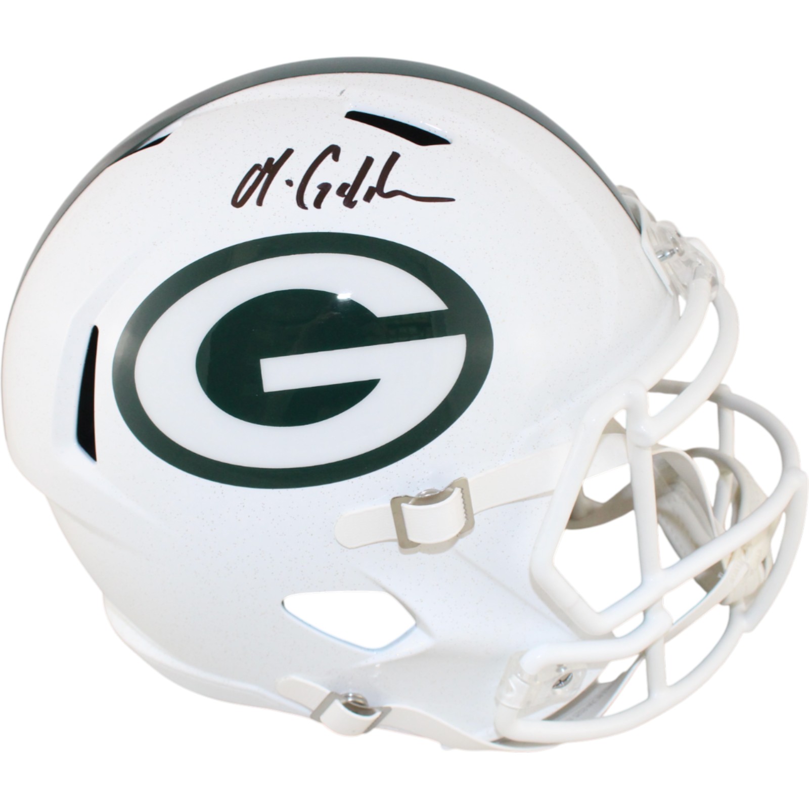Matthew Golden Signed Green Bay Packers F/S 24 Alt Helmet Beckett Witness 51693