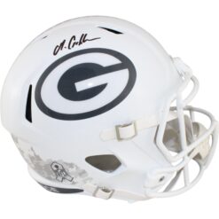 Matthew Golden Signed Green Bay Packers F/S 24 STS Helmet Beckett Witness 51685