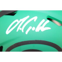 Matthew Golden Autographed Green Bay Packers Rave Mini Helmet Beckett 51639