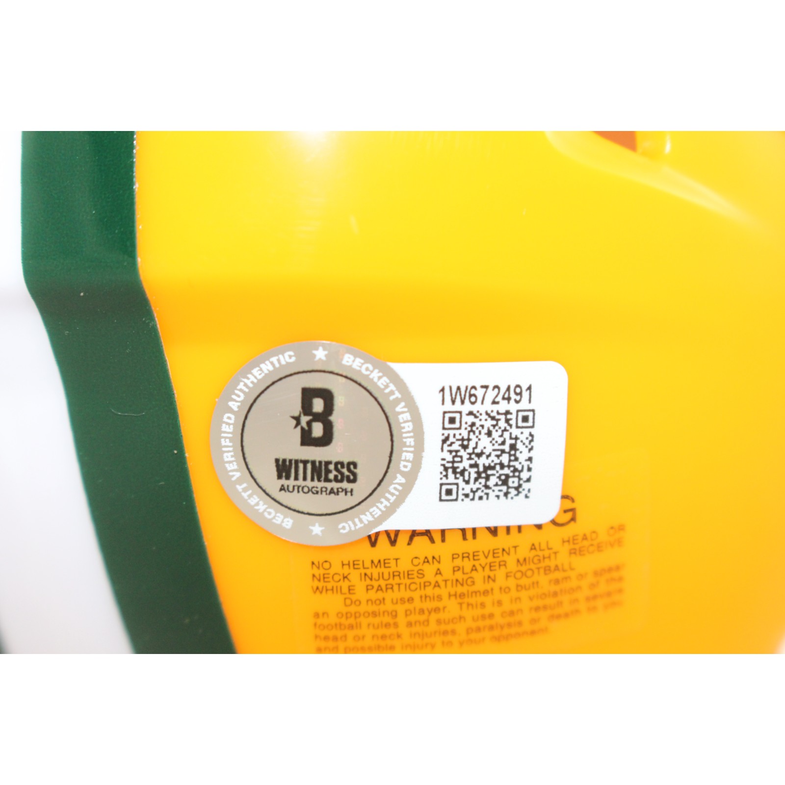 Matthew Golden Autographed Green Bay Packers Spd Mini Helmet Beckett 51653 4 Matthew Golden Autographed Green Bay Packers Spd Mini Helmet Beckett 51653