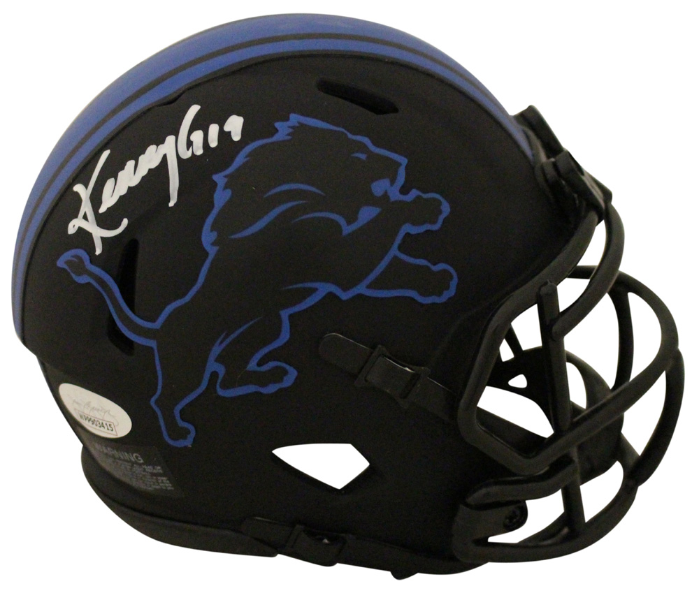 Kenny Golladay Autographed/Signed Detroit Lions Eclipse Mini Helmet JSA 27626