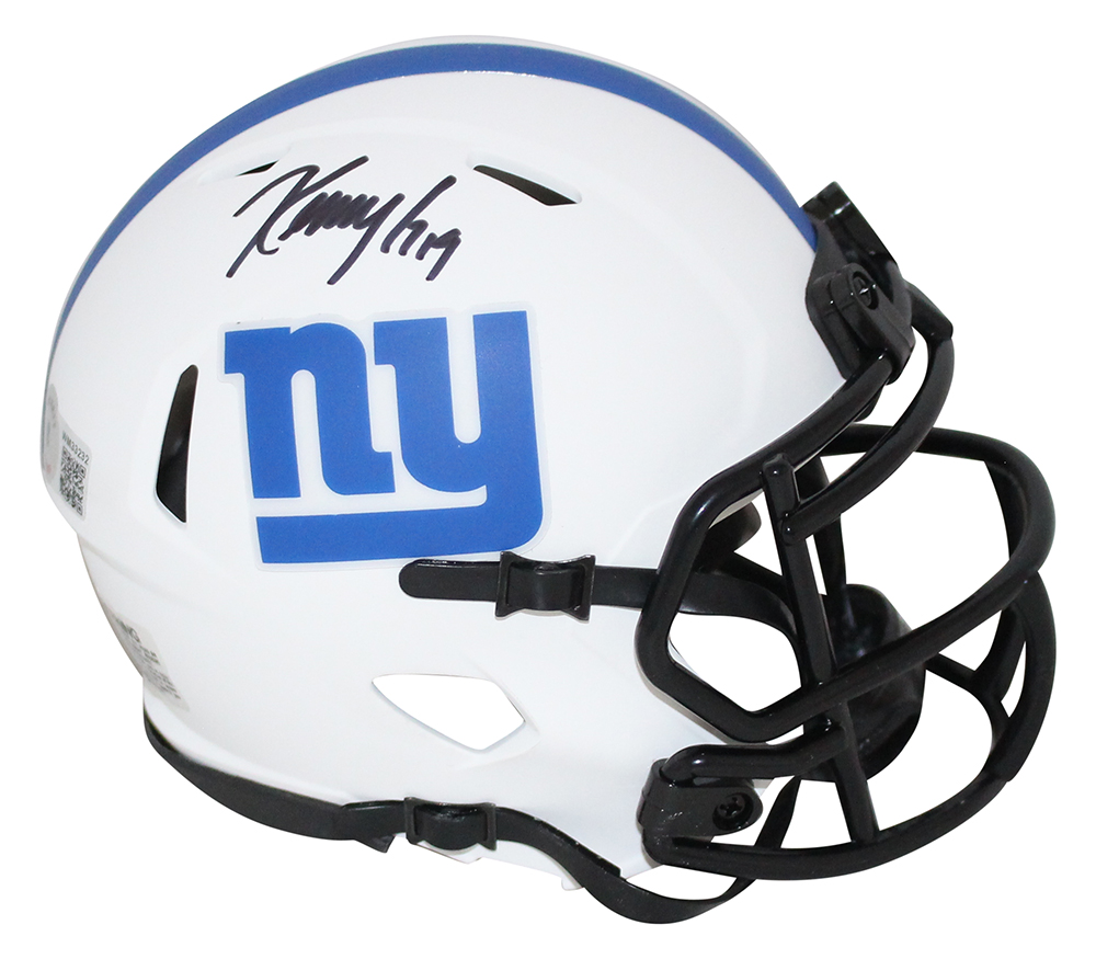 Kenny Golladay Autographed New York Giants Lunar Mini Helmet Beckett