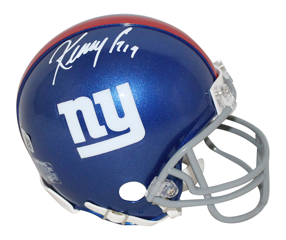 Kenny Golladay Autographed New York Giants VSR4 Mini Helmet Beckett BAS
