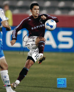 Herculez Gomez Autographed/Signed Colorado Rapids MLS 8x10 Photo 27518 PF