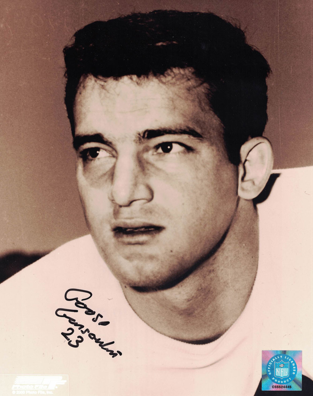 Goose Gonsoulin Autographed/Signed Denver Broncos 8×10 Photo 27523 PF