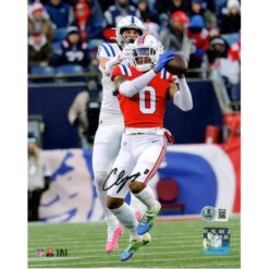 Christian Gonzalez Autographed New England Patriots 8x10 Photo Beckett 51047