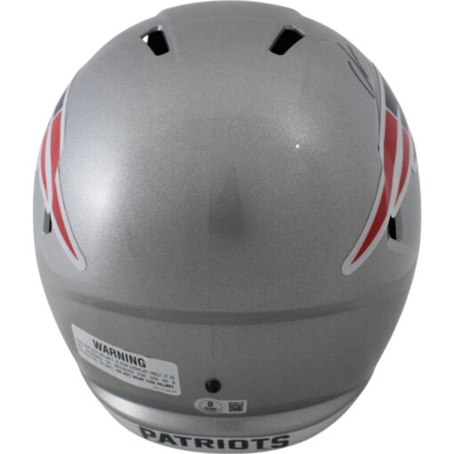 Christian Gonzalez Autographed New England Patriots F/S Helmet Beckett 49139