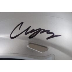 Christian Gonzalez Autographed New England Patriots Mini Helmet Beckett 49134