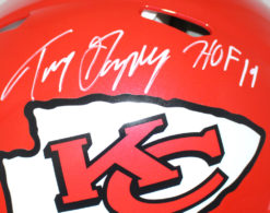 Tony Gonzalez Signed Kansas City Chiefs Authentic Speed Helmet HOF BAS 20731
