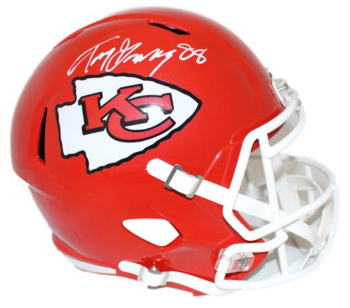 Tony Gonzalez Autographed Kansas City Chiefs Speed Replica Helmet BAS 20613
