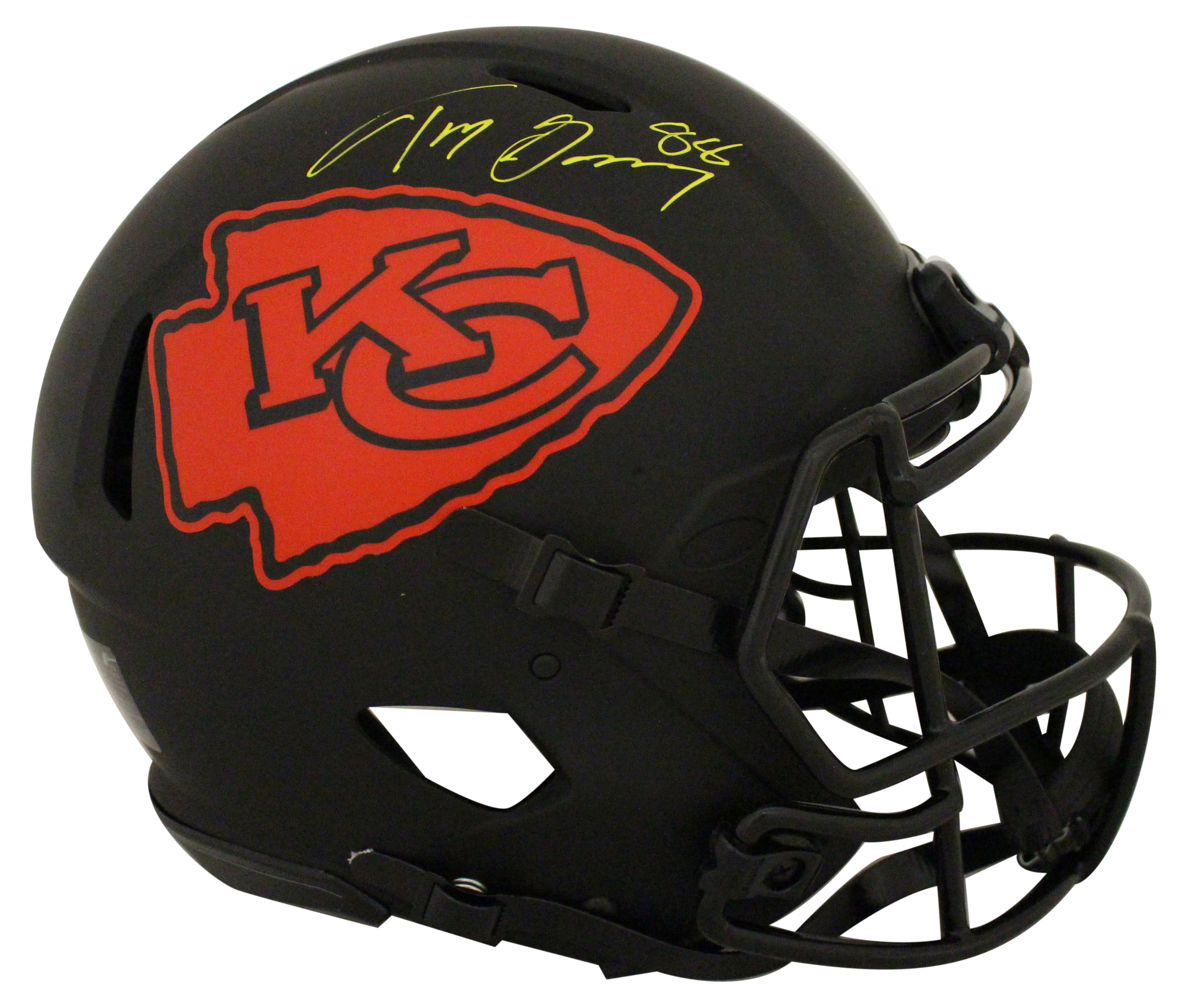 Tony Gonzalez Autographed Kansas City Chiefs Authentic Eclipse Helmet BAS 28924