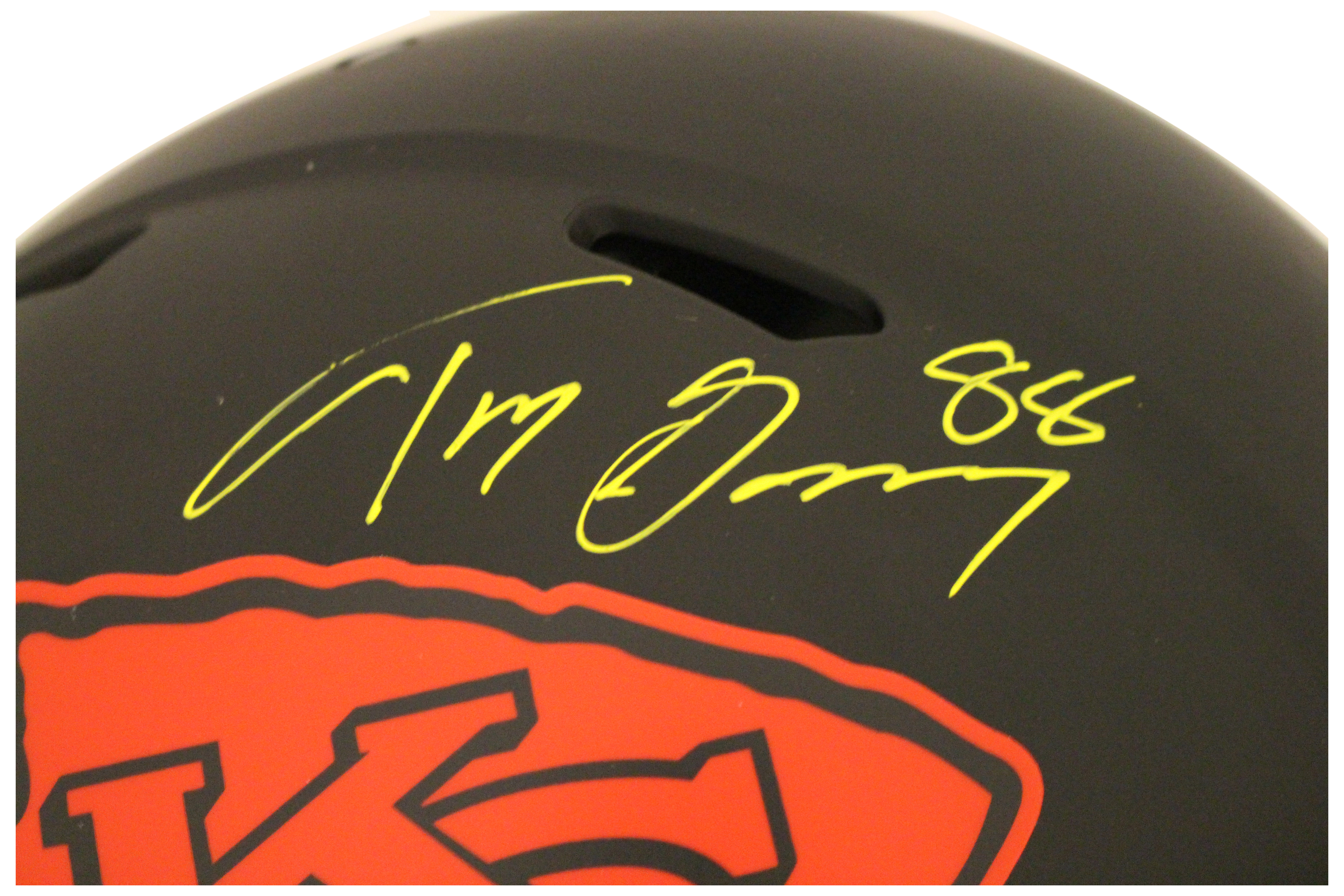 Tony Gonzalez Autographed Kansas City Chiefs Authentic Eclipse Helmet BAS 28924