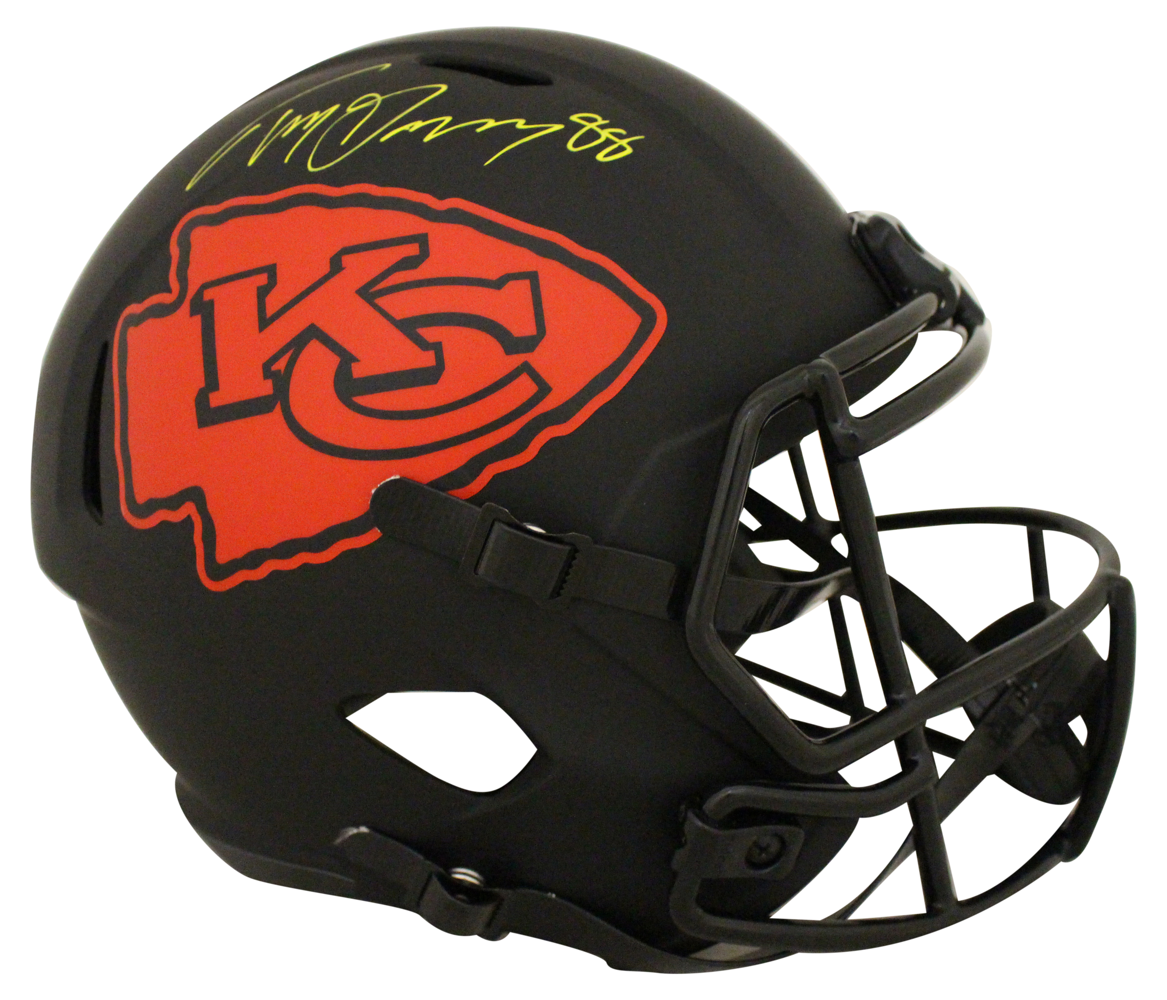 Tony Gonzalez Autographed Kansas City Chiefs F/S Eclipse Helmet BAS 28925